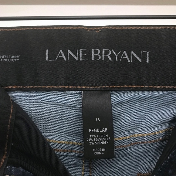 Lane Bryant Dark Wash High Rise Boot Cut Jeans - Picture 4 of 5